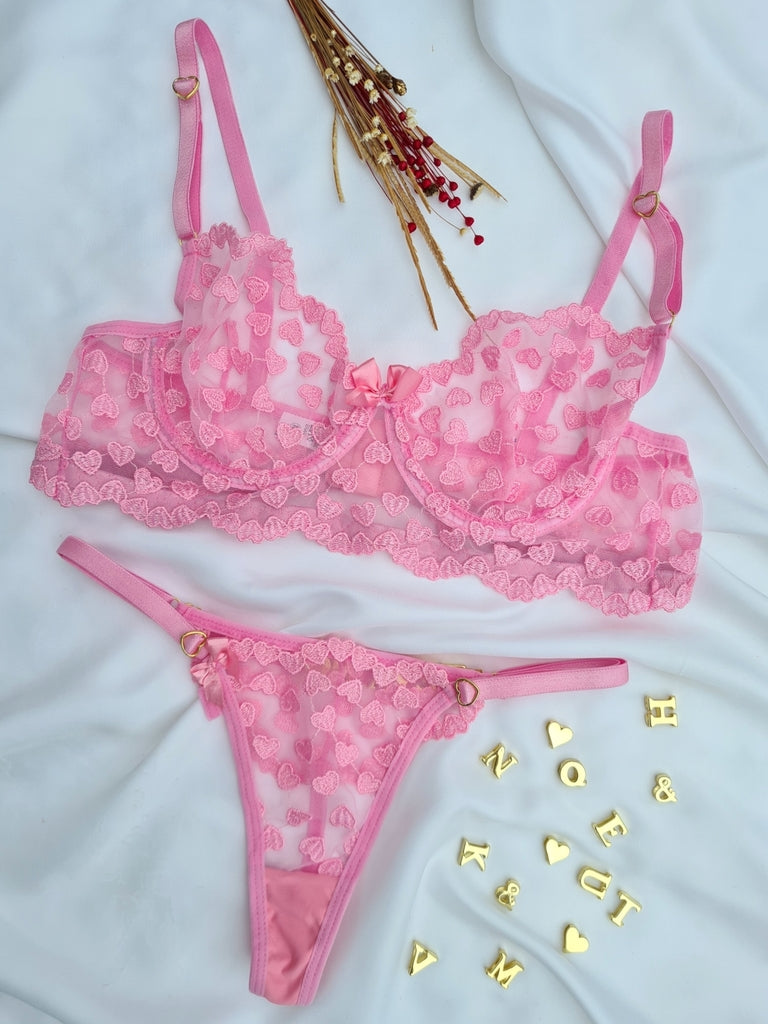 Set Lencero Personalizable Amaya Rosa
