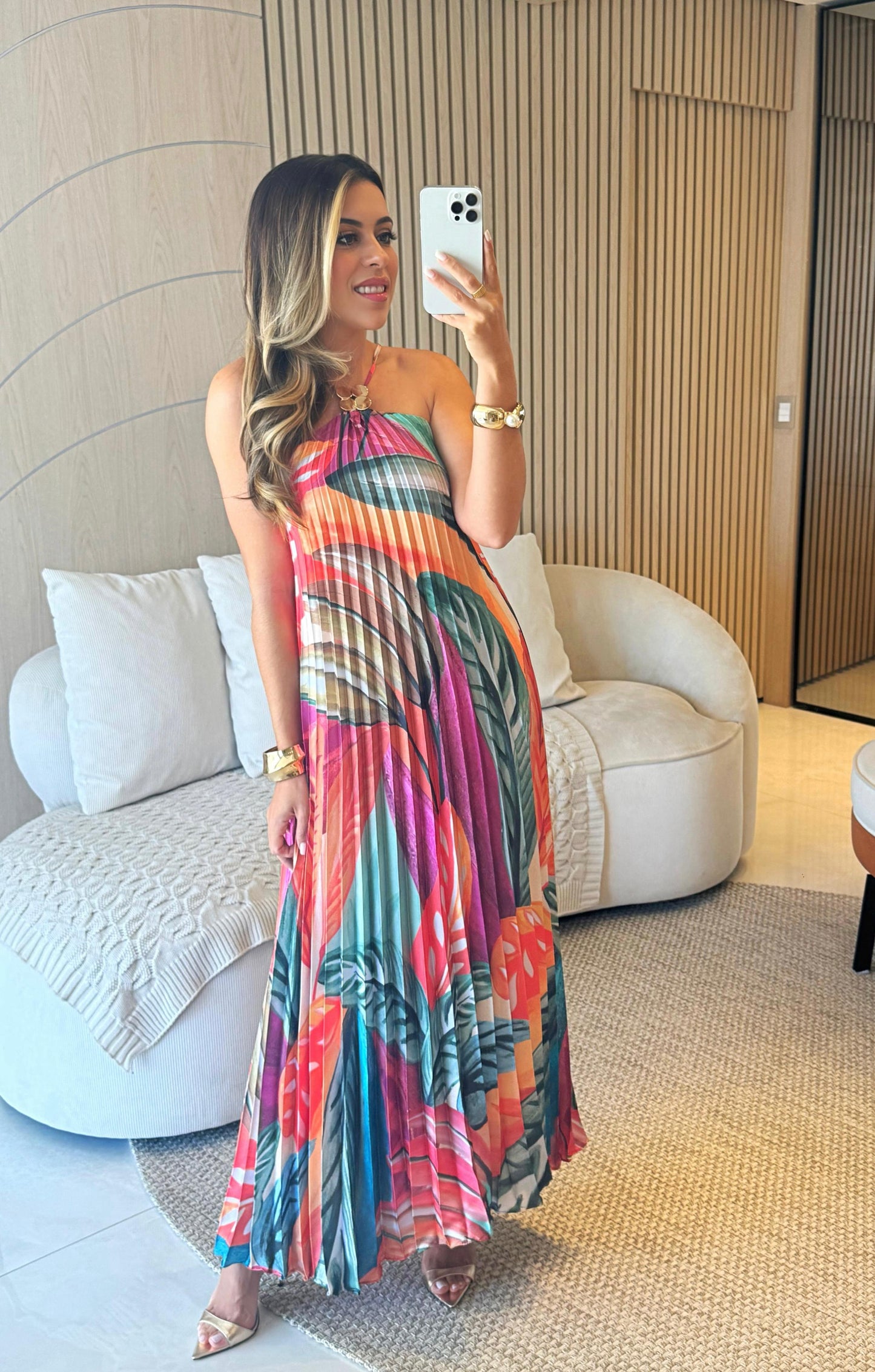 Vestido Hojas de Verano