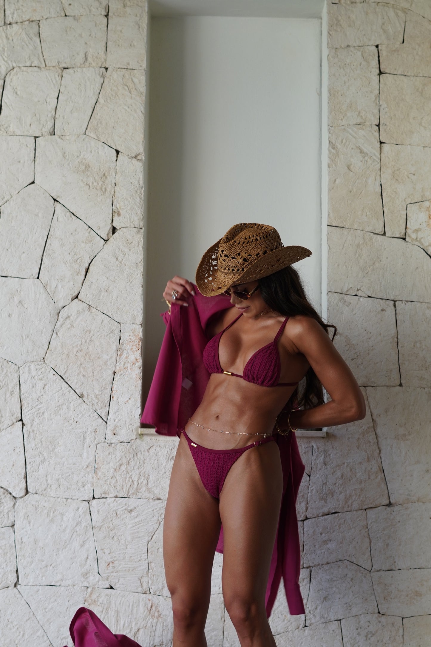 Bikini Anitta Crochet Tulúm Burdeo