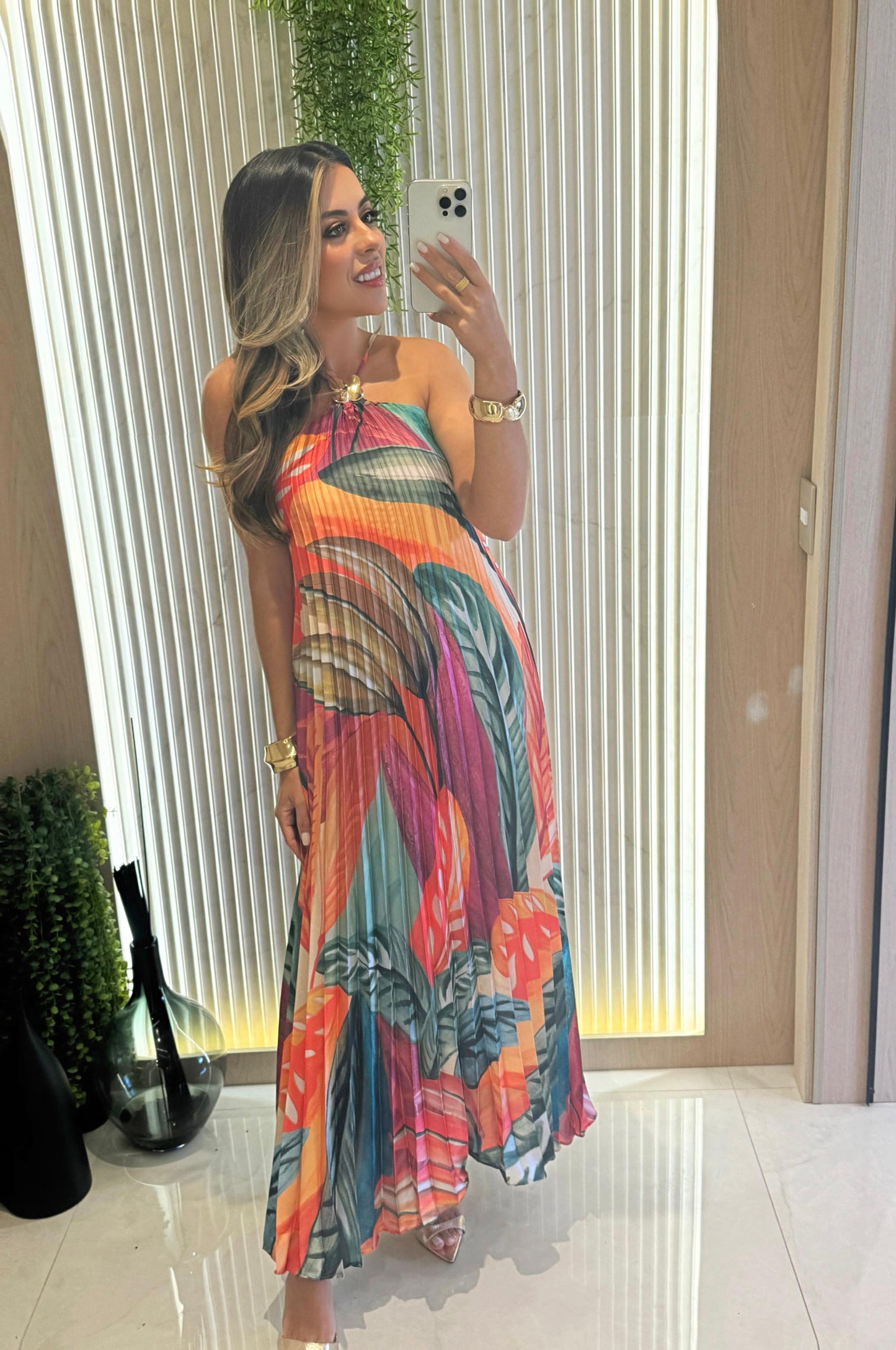 Vestido Hojas de Verano