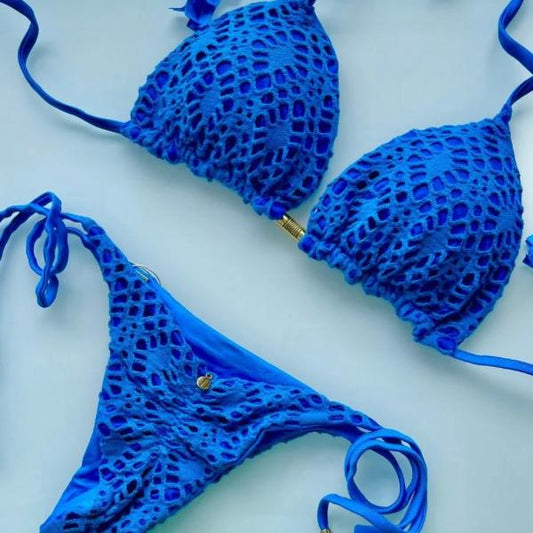 Bikini Reversible Elloah Coconut Azul Sky