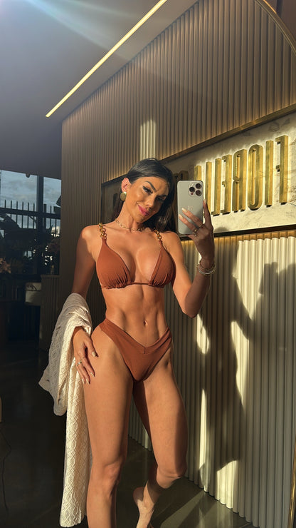 Bikini Maite Colmena Chocolate